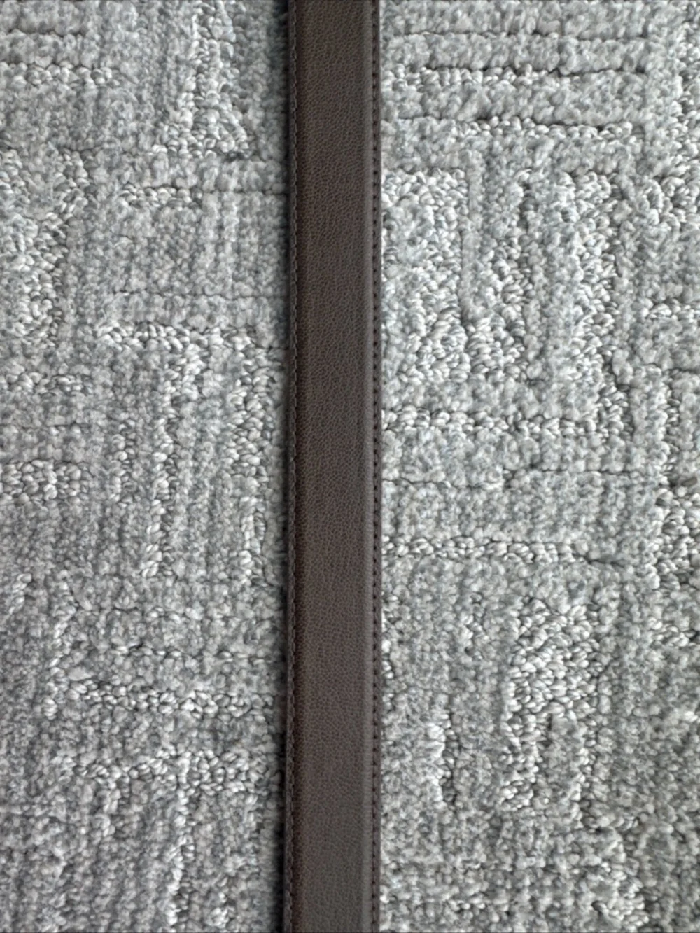 Talbots Brown Leather Belt with Gold-Tone Rectangular Buckle XL